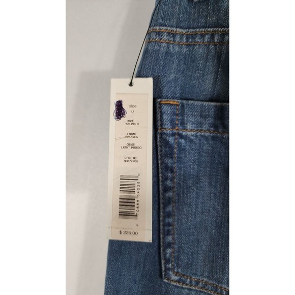 Theory NWT Blue Jeans Yalina D Bruges Indigo Pants 0 - Picture 5 of 5